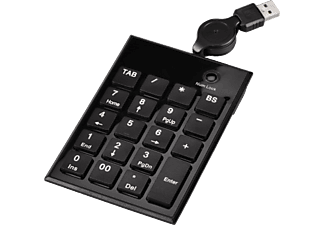HAMA 50448 SK140 SLIMLINE KEYPAD BLACK - Tastatur (Schwarz)