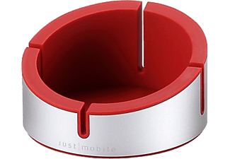 JUST MOBILE AluCup - Halterung (Rot, silber)