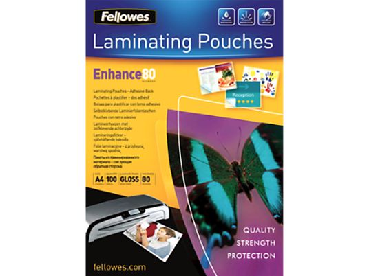 FELLOWES Pochette de films à plastifier A4 - 80 microns