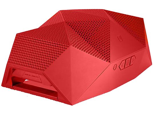 OUTDOOR TECH Big Turtle Shell + Powerbank - Altoparlante Bluetooth (Rosso)