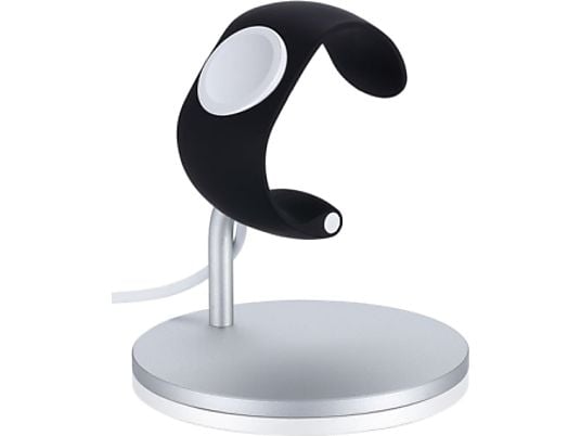 JUST MOBILE Mobile Lounge Dock - Supporto di ricarica (Argento)