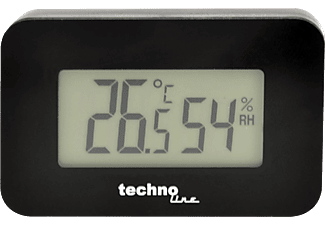 TECHNOLINE technoline WS 7009 - termometro - visualizzazione della temperatura - nero - Termometro