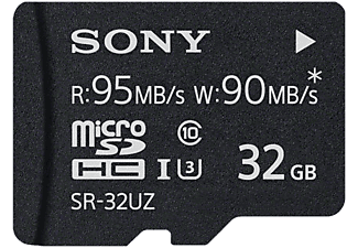 SONY SONY SR-32UZ - Scheda di memoria flash - con l'adattatore SD - 32 GB - Nero - Scheda di memoria  (32 GB, 95, Nero)