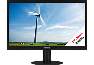 PHILIPS 241S4LCB/00 - Monitor, 24 ", Full-HD, Schwarz