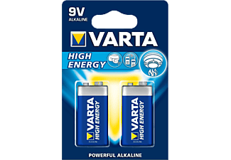 VARTA High-Energy 9 V - Piles alcalines