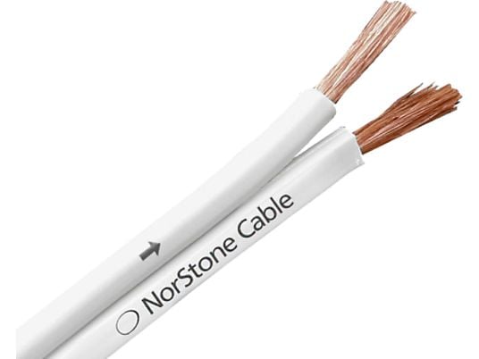 NORSTONE NSC-WH250/10 - Câble du haut-parleur (Blanc)