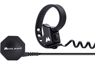 MIDLAND MIDLAND BTTalk Taste - Vivavoce Bluetooth - Impermeabile - Nero - Tasto 