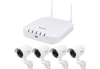 VIVOTEK VIVOTEK WiFi NVR Bundle - ND8212W+IP8360-W - Bianco - Webcam (Bianco)