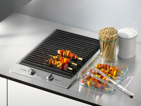 MIELE CS 1322 BG - Piastra grill (Acciaio inox)