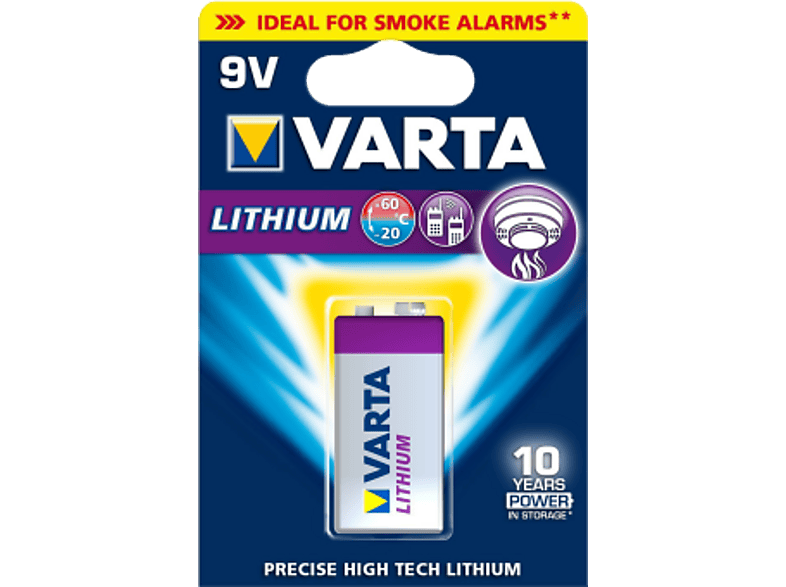 Varta Lithium 9V Blockbatterie — Foto 2 von 2