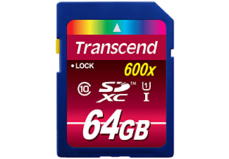 TRANSCEND microSDXC 600X UHS-I CL10 64Go - Carte mémoire 