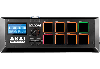 AKAI MPX8 - Mobiler SD Sample Player (Schwarz)