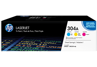 HP 304A 3er-Pack -  (Magenta/Cyan/Gelb)