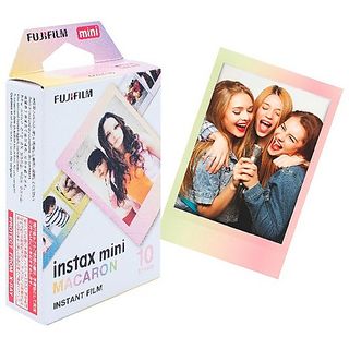 Película fotográfica - Fujifilm Instax Mini Macaroon, 10 cargas, Multicolor