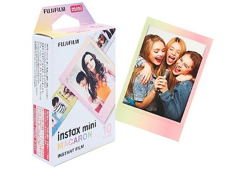 Película fotográfica  Fujifilm Instax Mini Macaroon, 10 cargas, Multicolor