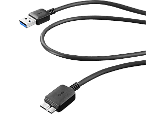 CELLULARLINE cellularline USB 3.0 a Micro-USB B Data Cavo - Nero -  (Nero)