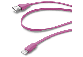 CELLULARLINE USB Data Cable - Câble Lightning (Rose)