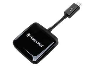 TRANSCEND P9 SMART CARDREADER USB2 OTG - Kartenleser (Schwarz)