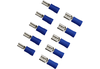 AIV Réceptacle lame - Douille de connexion plate (Bleu/Argent)