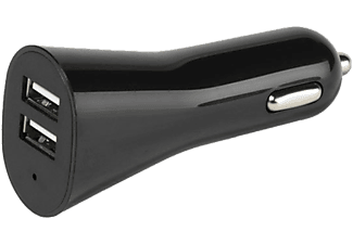 VIVANCO VIVANCO Car Charger USB Dual 3.4 A - Caricabatterie per auto - 2 x USB - Nero -  ()