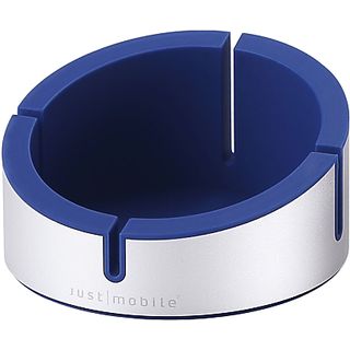 JUST MOBILE AluCup - Smartphone-Halterung (Blau, silber)
