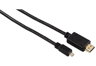 HAMA 54542 CABLE MHL 2.0M - Adapterkabel, 2 m, Schwarz