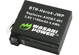 WASABI POWER BTR-HERO4-JWP -  (Schwarz)