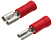 AIV 5 Stück - Flachsteckhülse (Rot)