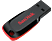 SANDISK Cruzer Blade - Clé USB  (128 GB, Noir/Rouge)