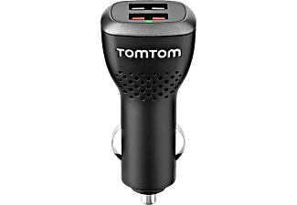 TOM TOM DUAL CAR CHARGER - KFZ Ladegerät (Schwarz)