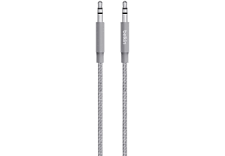 BELKIN MIXIT Premium câble auxiliaire, 1.2 m, gris - Câble AUX (Gris)