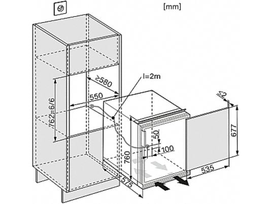 MIELE K 31542-55 EF LI - Kühlschrank (Einbaugerät)