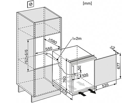 MIELE K 31542-55 EF LI - Kühlschrank (Einbaugerät)