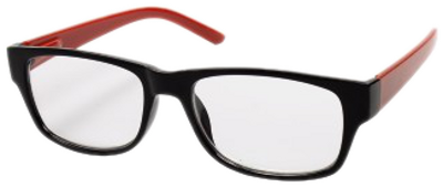 HAMA 96269 READ GLASSES +3.0D BLACK/RED - Lunettes de lecture
