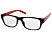 HAMA hama Filtral occhiali, plastica, nero/rosso, +3.0 dpt - 