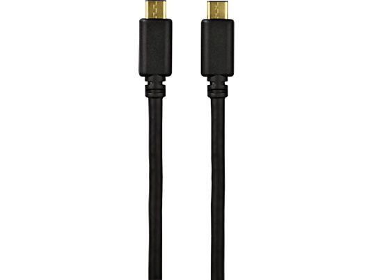 HAMA 135719 CABLE USB2 C/C 0.75M - Adapterkabel, 0.75 m, Schwarz