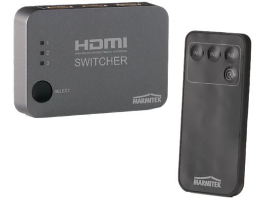 MARMITEK CONNECT 310 UHD - HDMI-Switch (Schwarz)