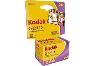 KODAK GOLD 200 135-36 Carded - Analogfilm (Gelb/Lila)