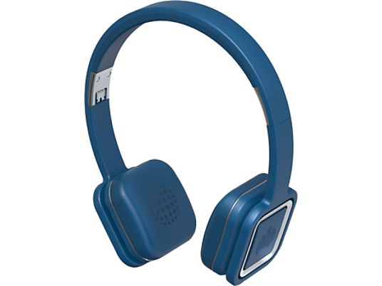 MINISTRY OF SOUND AUDIO ON PLUS - Bluetooth Kopfhörer (On-ear, Blau)