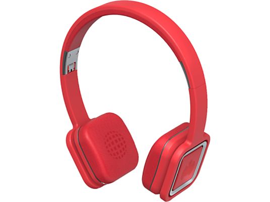 MINISTRY OF SOUND AUDIO ON PLUS - Bluetooth Kopfhörer (On-ear, Rot)