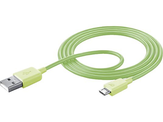 CELLULAR LINE USB zu Micro-USB Datenkabel - USB zu Micro-USB Datenkabel (Grün)