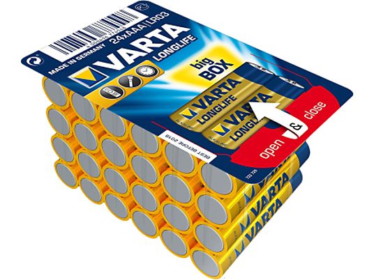 VARTA Longlife AAA - Batterie (Gelb, blau)