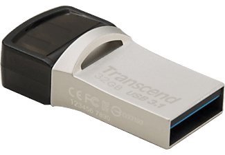 TRANSCEND Transcend JetFlash 890 - Chiavetta USB - 32 GB - Argento - Chiavetta USB  (32 GB, Argento)