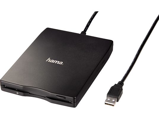 HAMA USB-Diskettenlaufwerk - Externes Laufwerk (Schwarz)