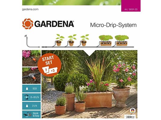 GARDENA Kit d'initiation Micro-Drip System pour plantes en pots M - 