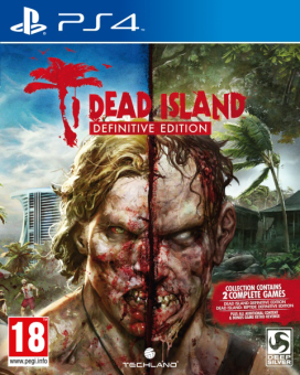 Pochette du jeu Dead Island Definitive Edition PS4, artwork de zombie.