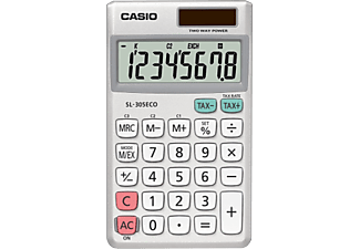 CASIO CASIO SL-305ECO - Calcolatrice tascabili - LCD - Argento - Calcolatrici tascabili