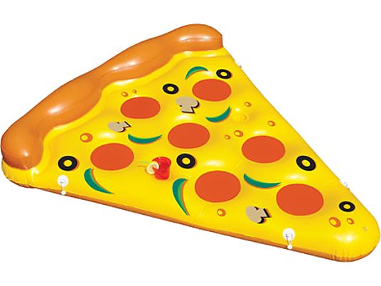 MYPOOL Pezzo galleggiante di pizza - Materassino ad aria (Giallo)