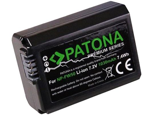 PATONA Sony NP-FW50 - Batterie (Noir)