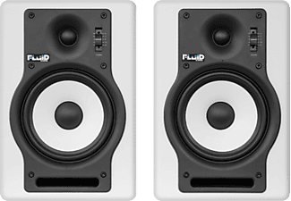 FLUID AUDIO F5 - Monitor-Lautsprecher, Paar (Weiss)